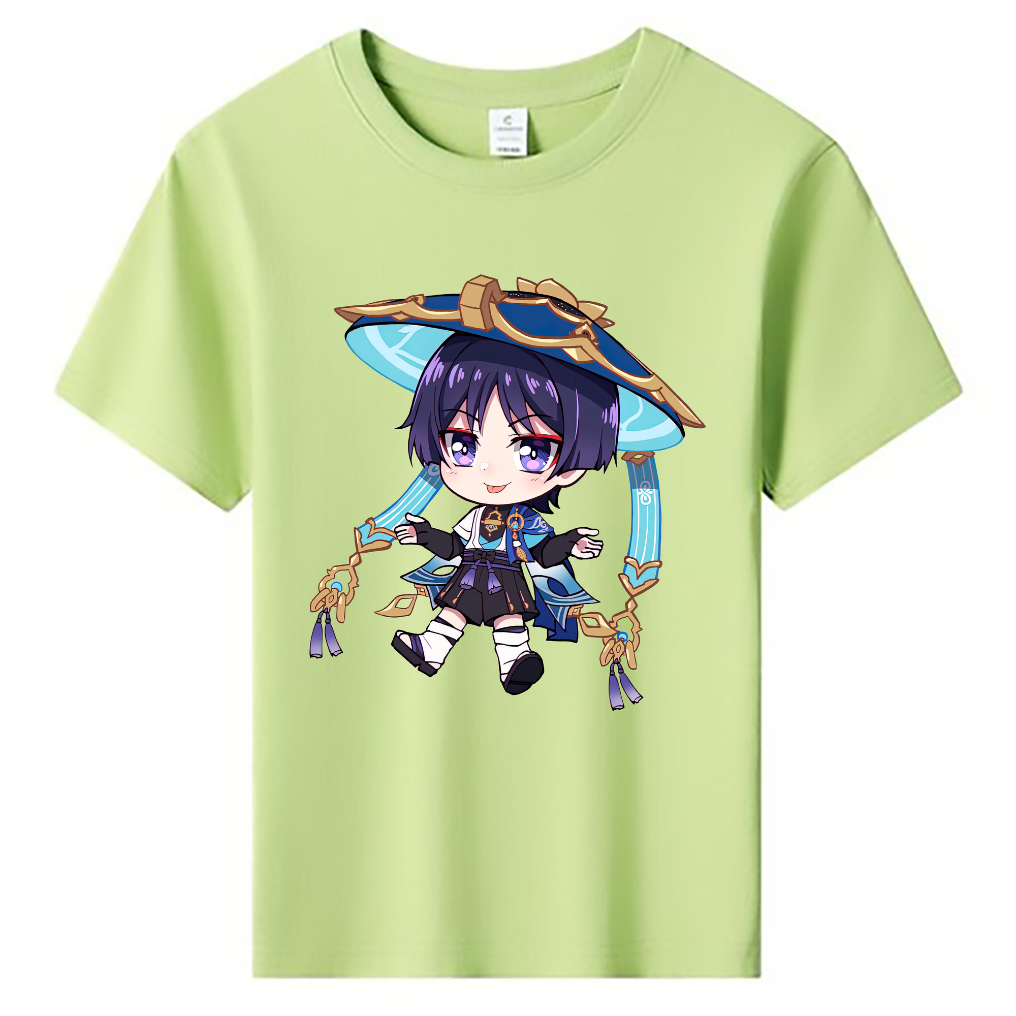 げんし神 さんペい genshin Sanpei 綿100％キッズTシャツ（フロントプリント）